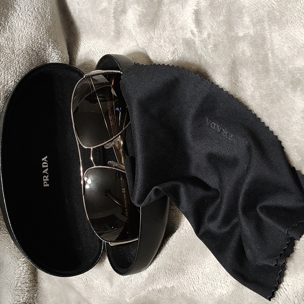 Prada Aviator Unisex Sunglasses Vintage Y2K - Picture 2 of 16